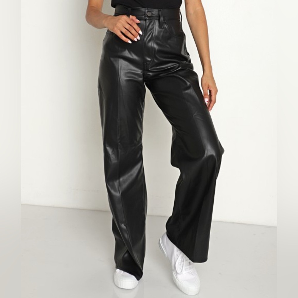 Gap High Rise Faux-Leather '70s
Flare Pants Black Size 28/8 S